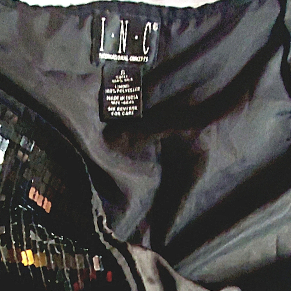 I.N.C Black Sequin Skirt - Picture 5 of 5